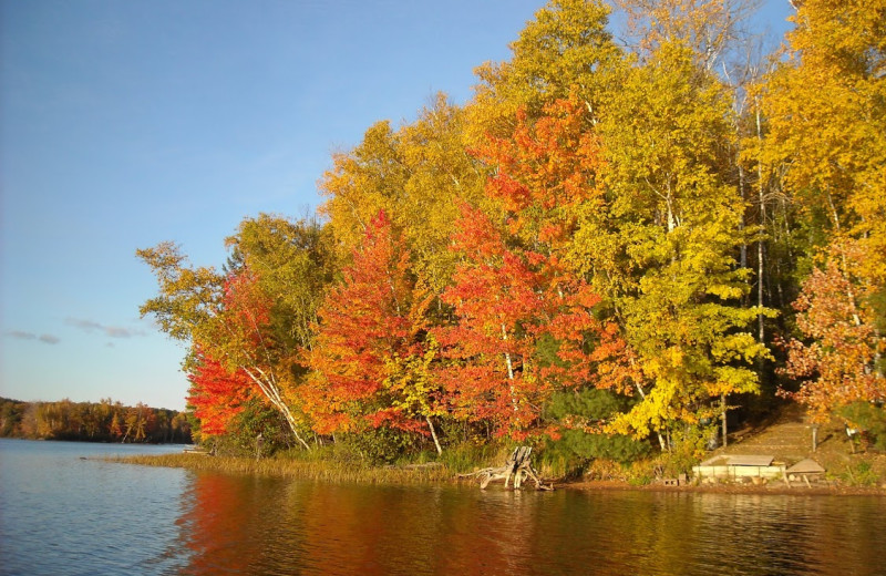 Fall colors at Golden Rule Resort.