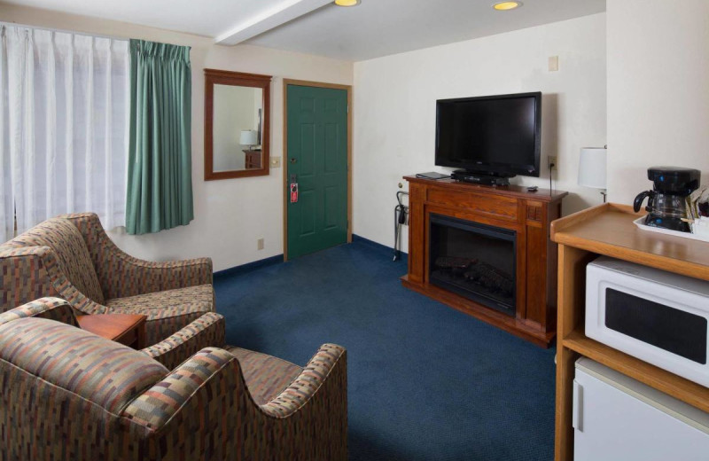 Guest room at Obertal Inn.