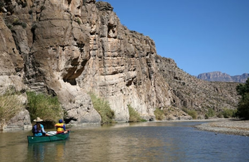 Canoeing at Big Bend Overland Tours