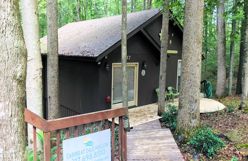 Cabin exterior at Cabins at Dale Hollow.