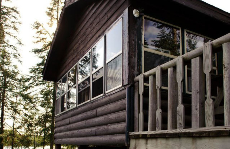 Cabin exterior at Hungry Jack Lodge.