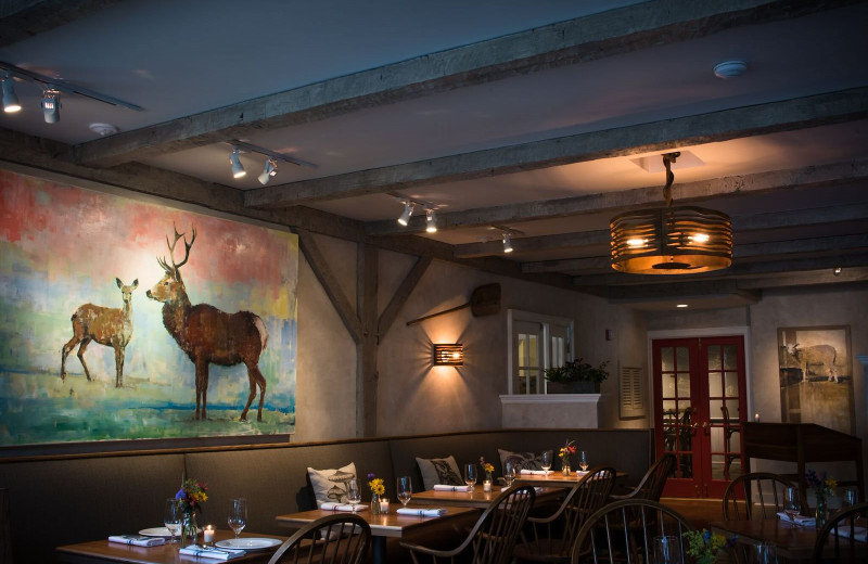 Dining at Four Columns Inn.