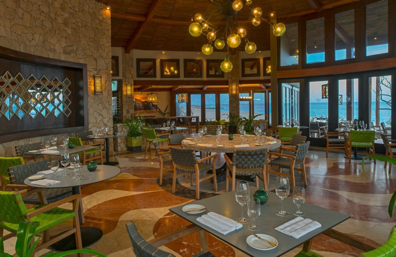 Dining at Sheraton Hacienda del Mar Resort & Spa.