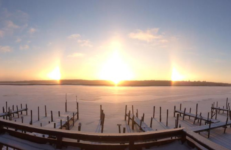 Sunrise at River Bend Resort.