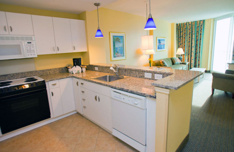 Guest kitchen at Avista Resort.