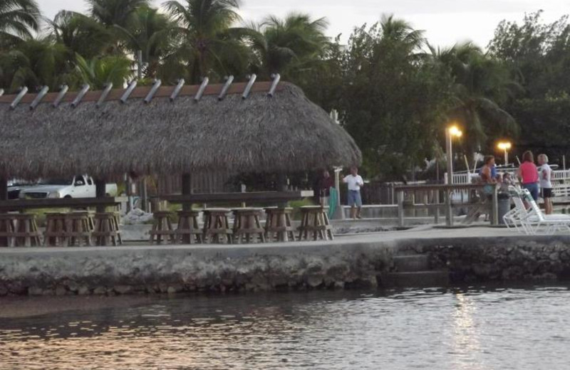 Cabana with chairs at Coral Bay Resort. 