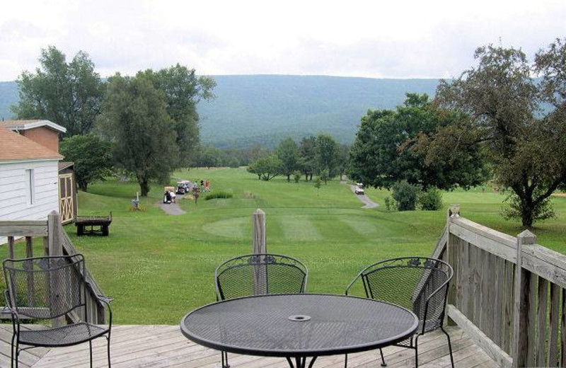 Deck view at Shenvalee Golf Resort.