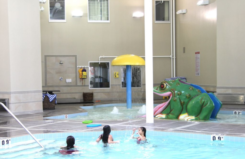 Indoor pool at Paradise Resort Club.