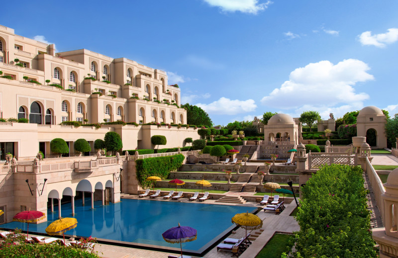 Exterior view of Amarvilas - An Oberoi Resort.