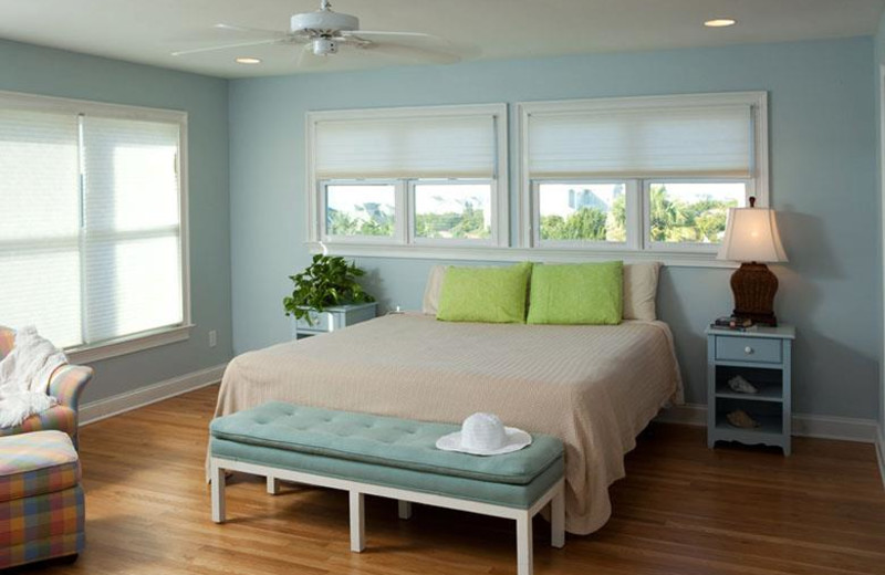 Bedroom at Bald Head Island.