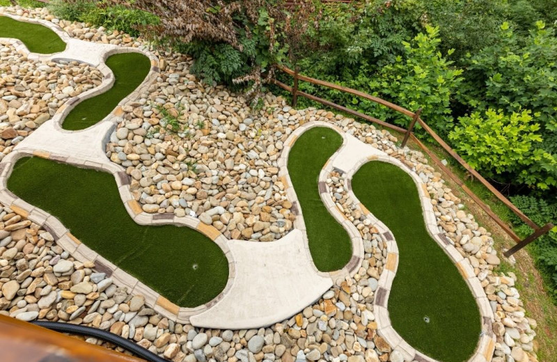 Cabin mini golf at American Patriot Getaways, LLC.