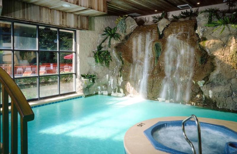 Indoor pool at Zoder's Inn.