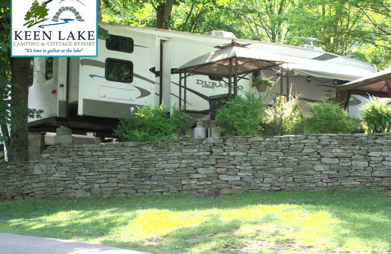 Campground at Keen Lake Camping