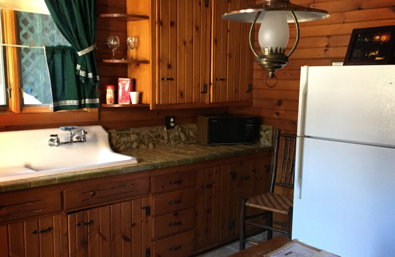 Guest kitchen at Abe's Spring Street Guest House.