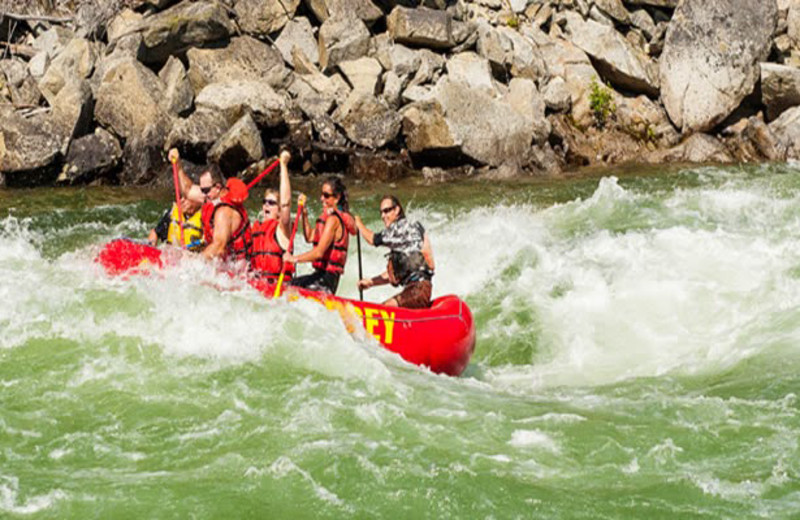 Rafting near Obertal Inn.