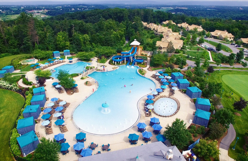 Outdoor pool at The Hotel Hershey.