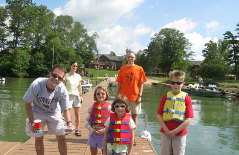 Water activities at Sugar Lake Lodge.