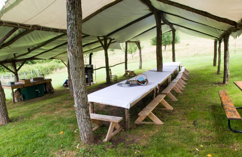 Pavilion at Cataloochee Ranch.