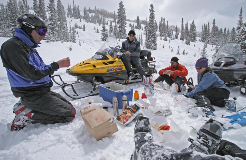 Snowmobiling at The Bella Vista Estate.