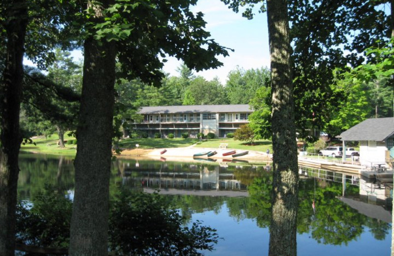 Exterior view of Mill House Lodge.