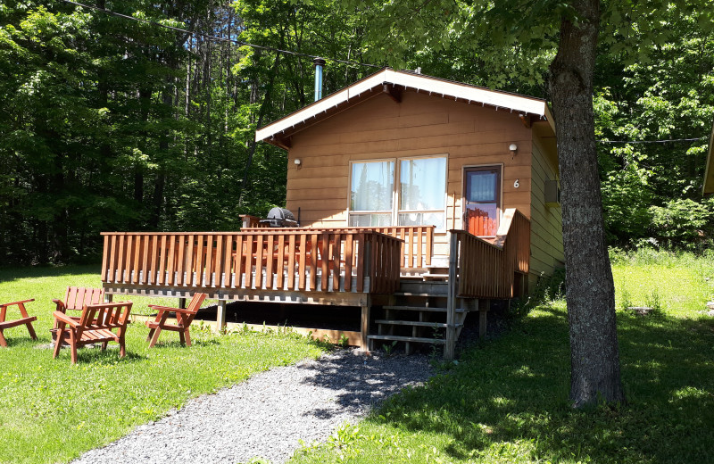 Cabin exterior at Sandy Lane Resort.