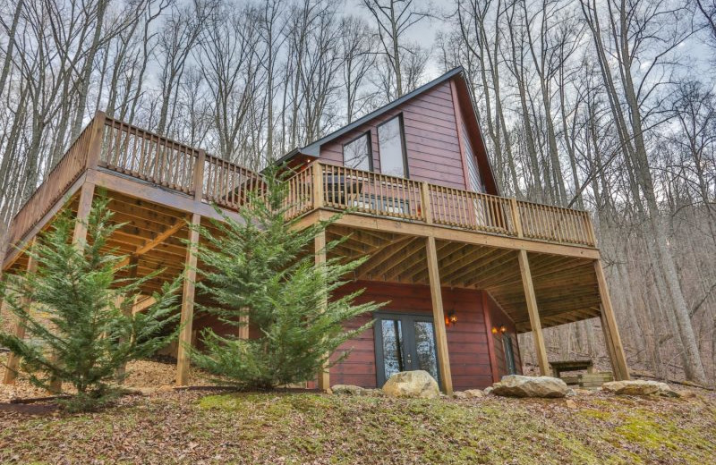 Rental exterior at Wilderness View Cabins.