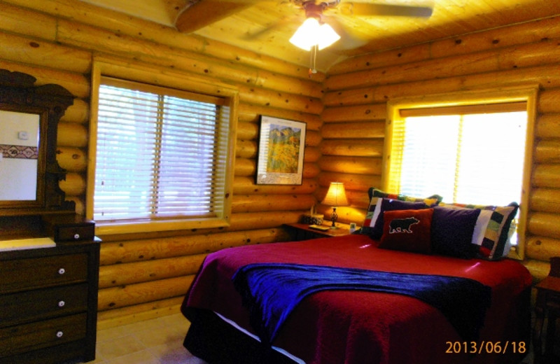 Rental bedroom at Resort Properties of Angel Fire.