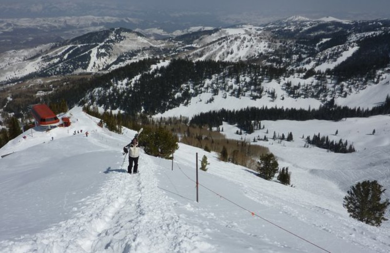 Skiing at Silverado Lodge.