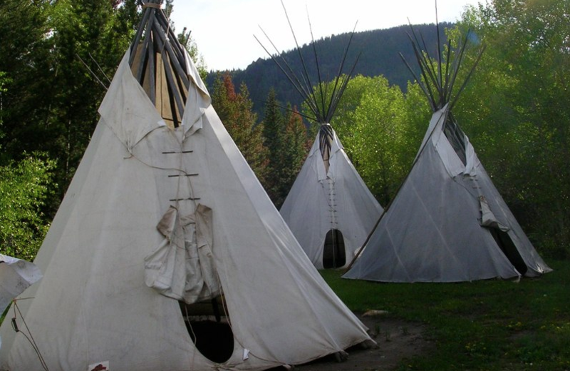 Tepee at Vee-Bar Guest Ranch.