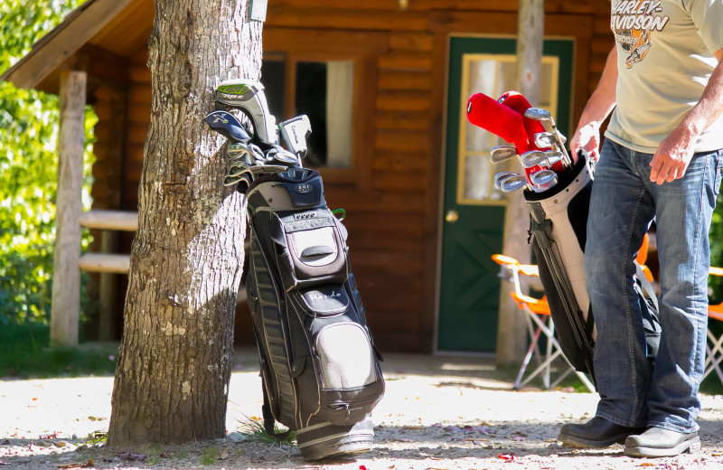 Golf at Old Forge Camping Resort.