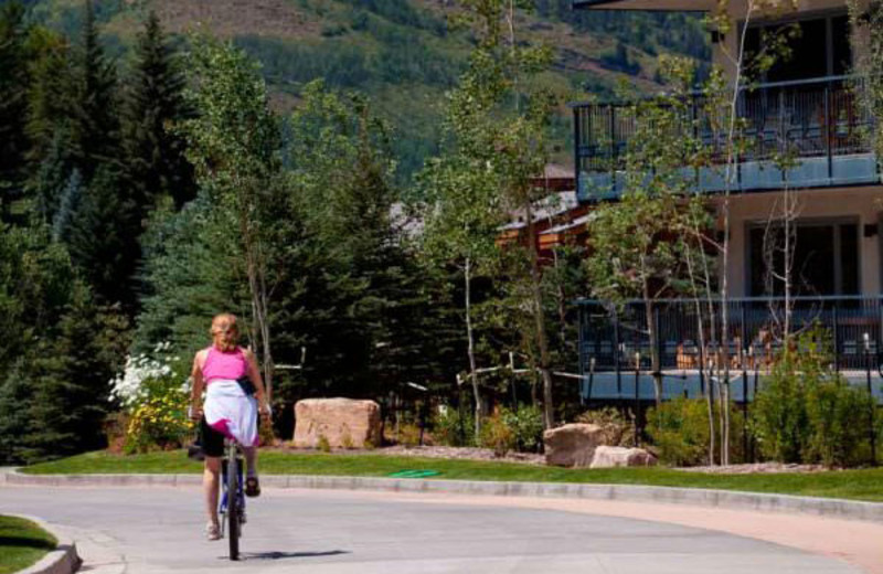 Biking at Lodge Tower.