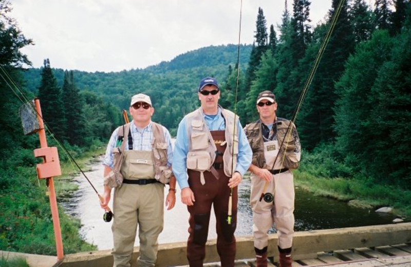 Fishing at Cabins at Lopstick.