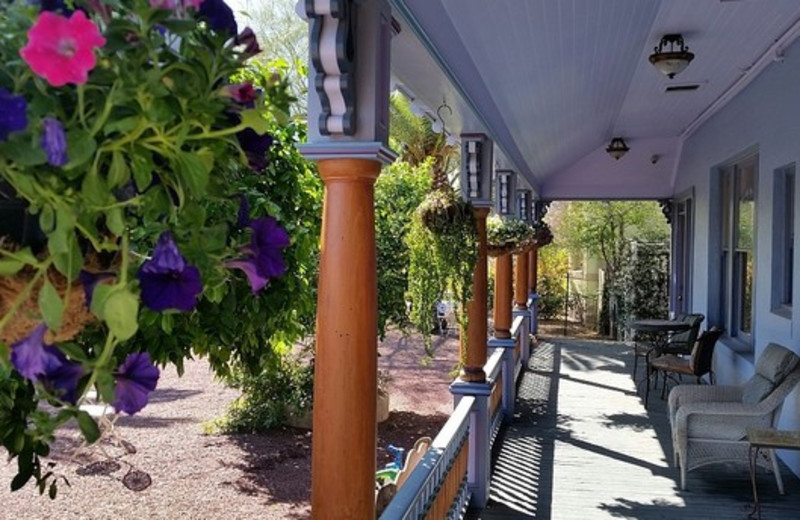 Porch at Big Blue House.