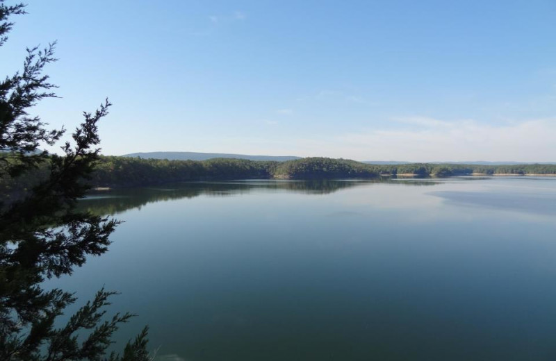 Lake Ouachita at Mountain Harbor Resort.