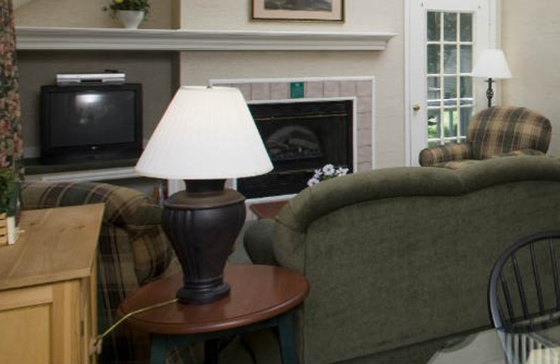 Living room at Fernwood Resort.