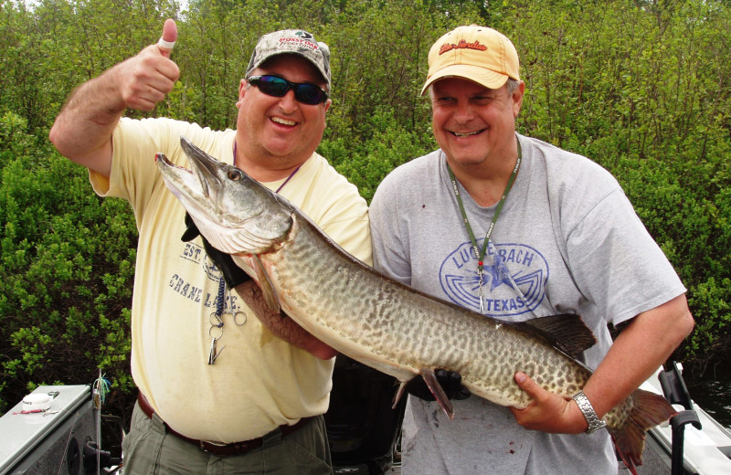 Fishing at Pine Point Lodge.