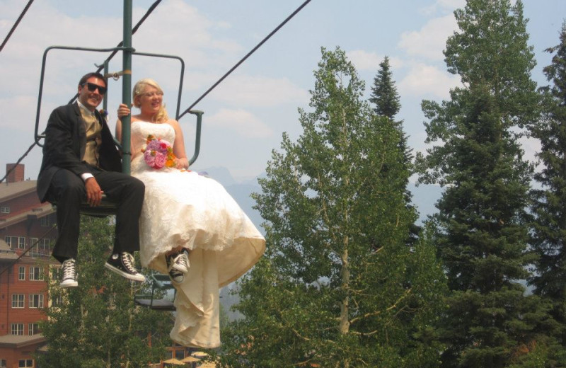 Wedding Couple at Durango Mountain Resort 