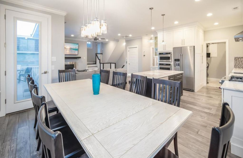 Rental kitchen at Jersey Cape Realty.