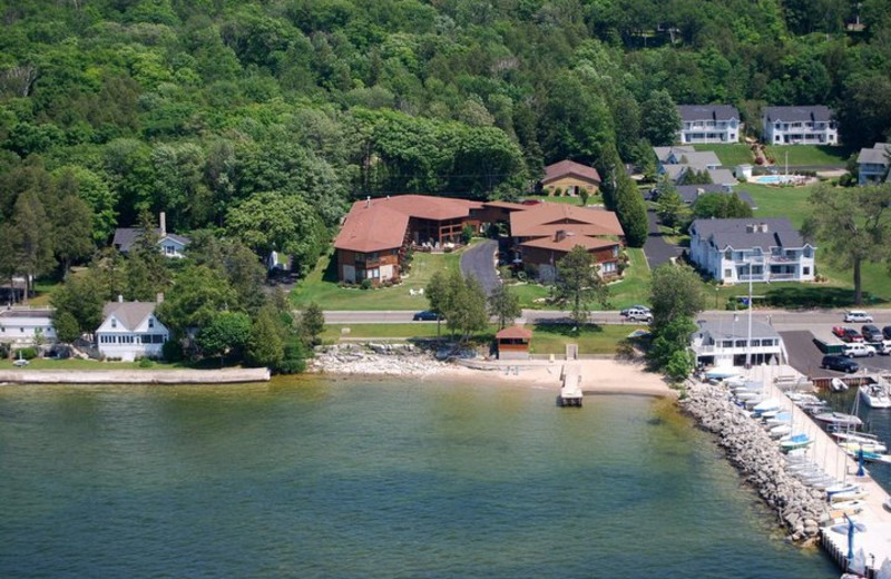 Aerial view of  Pine Grove Resort.