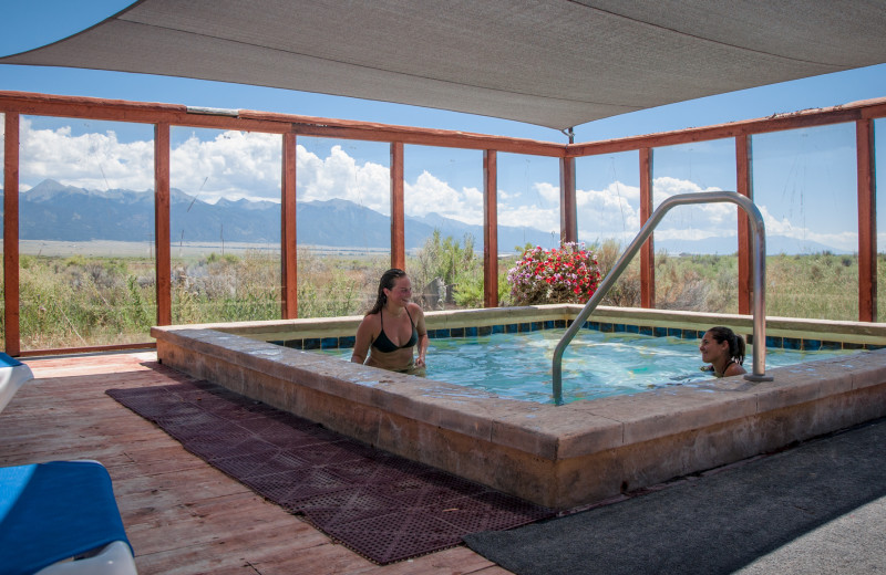 Hot tub at Joyful Journey Hot Springs Spa.