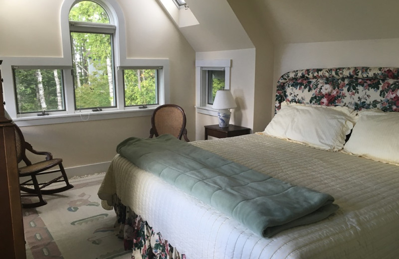 Rental bedroom at Vacation Cottages.