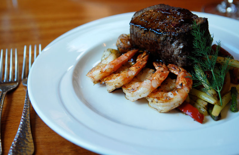 Surf and Turf at House Mountain Inn.