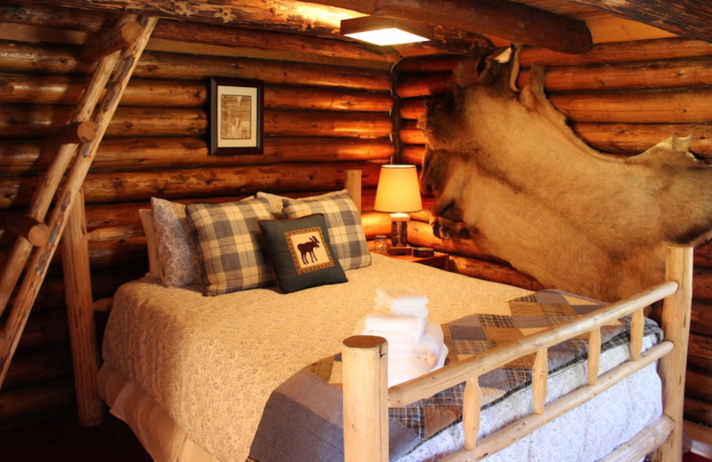 Guest room at Bear Creek Ranch.