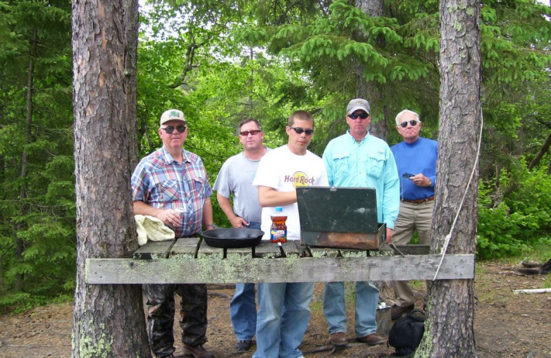 Cook out at Angle Inn Lodge.