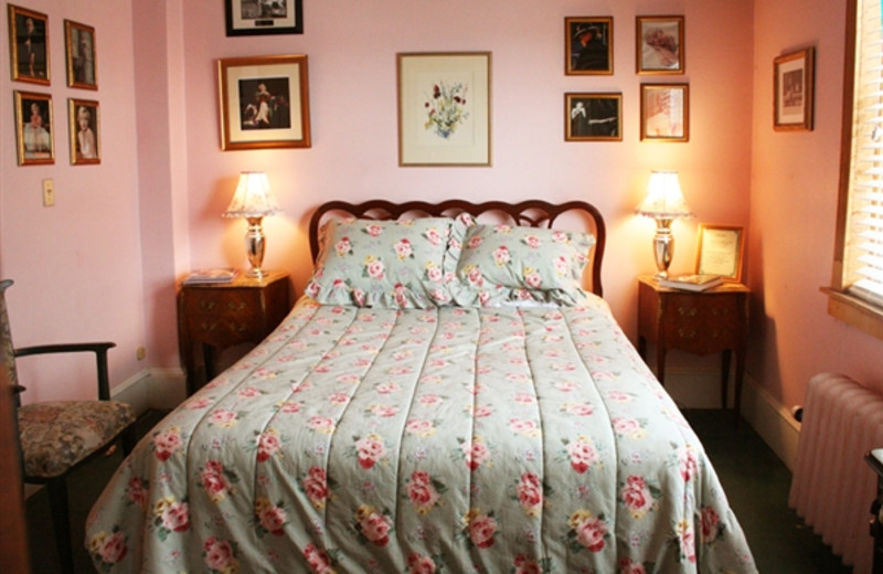 Guest room at The Outing Lodge at Pine Point.