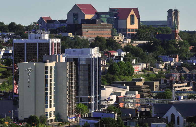 Exterior view of  Delta St. John's Hotel and Conference Centre.