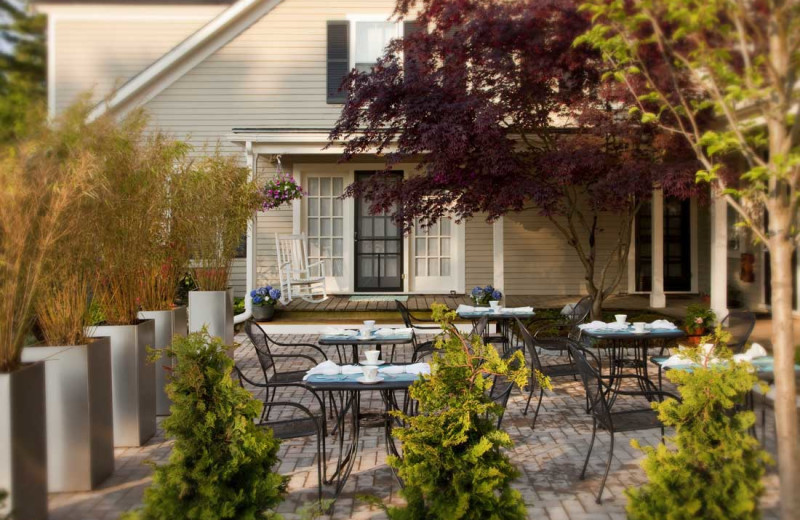 Patio at The Inn at English Meadows.