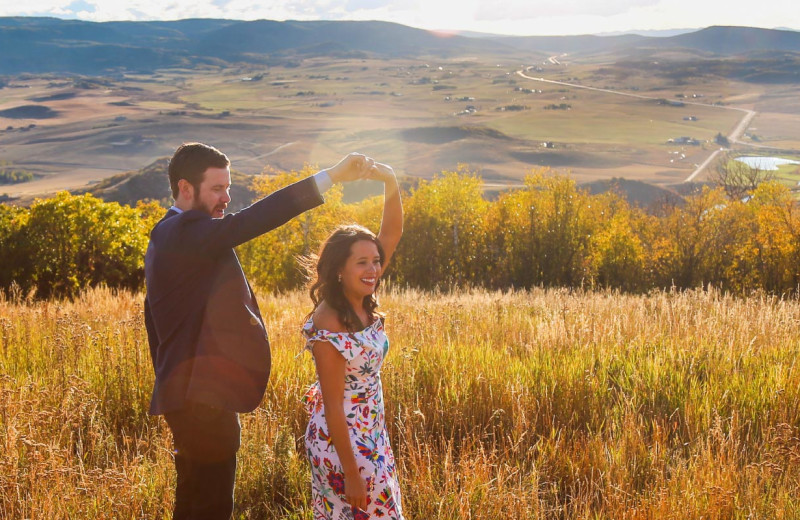 Couple at Bella Vista Estate.