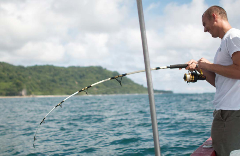 Fishing near El Castillo Boutique Luxury Hotel.