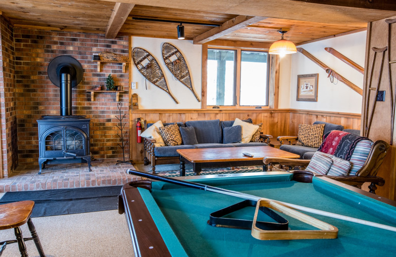 Guest living room at Big Powderhorn Lodging.